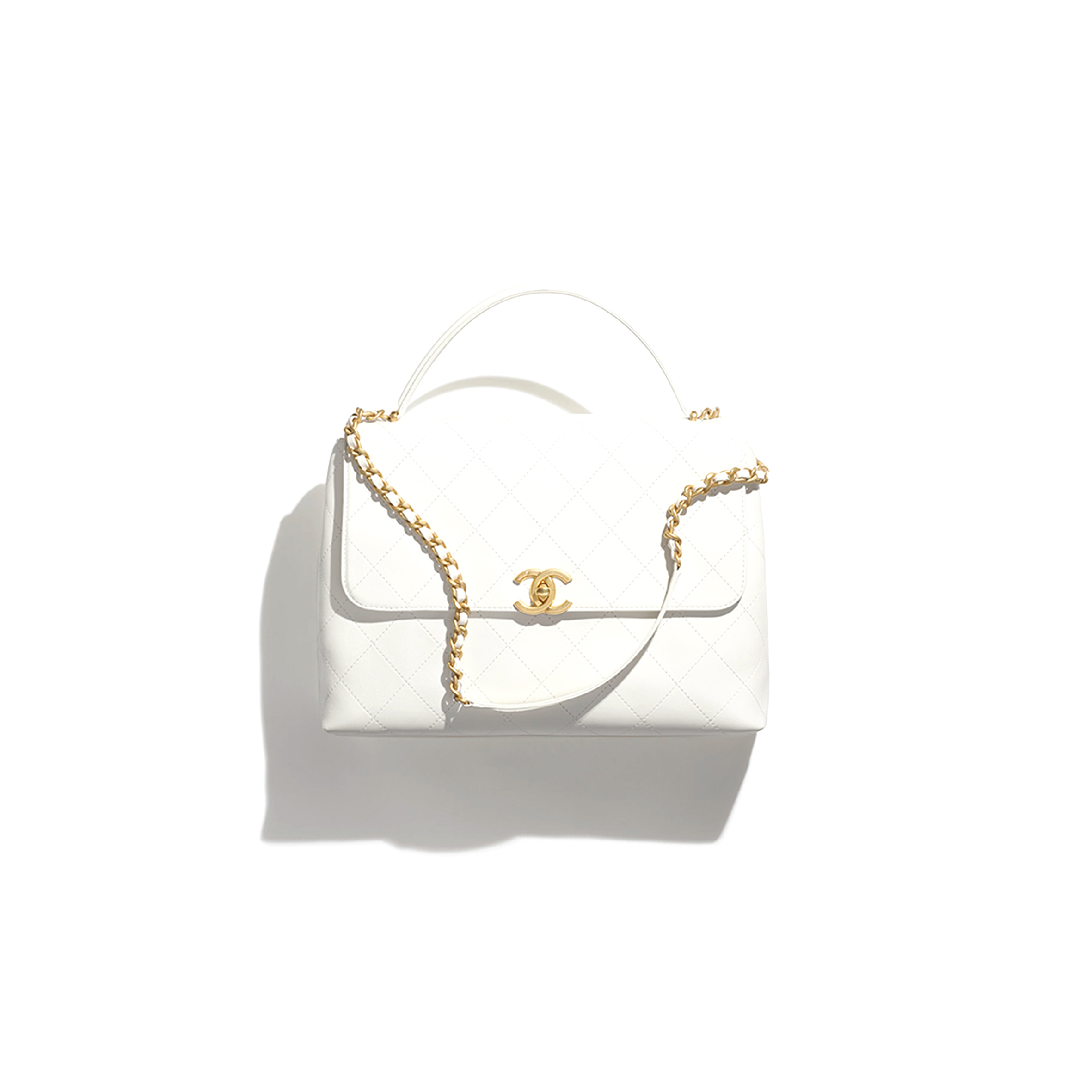CHANEL MAXI FLAP BAG WITH TOP HANDLE AS5543 (37*26*10cm)
